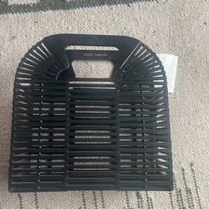 Vince Camuto Black Bamboo Handbag